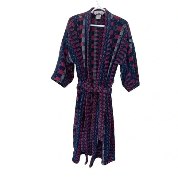 Charter Club Vintage men’s thick, luxurious  terrycloth robe w two front pockets - Picture 3 of 5